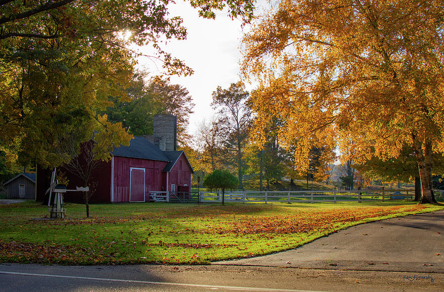 Autumn Colors On A Farm Photograph by Ken Figurski