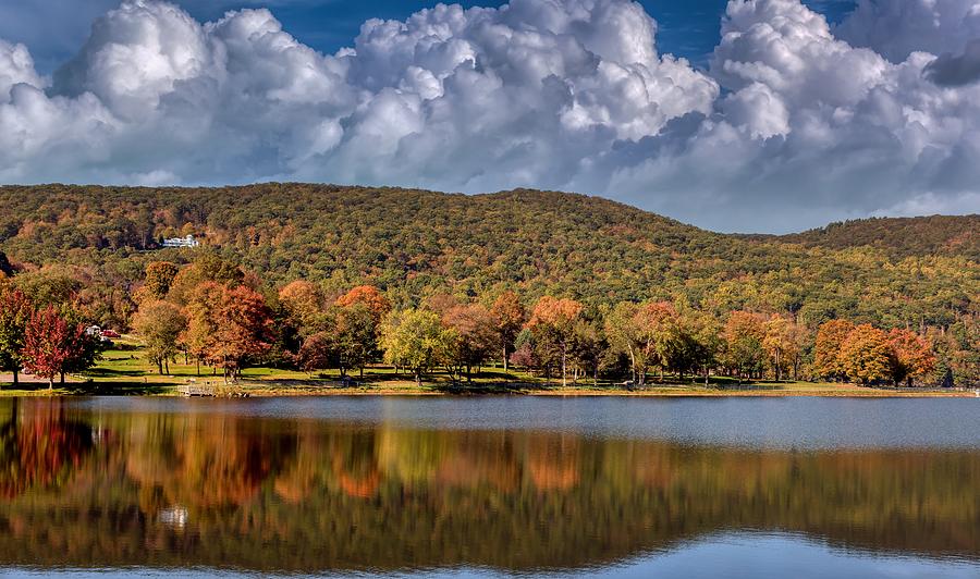 Autumn Colors Reflecting On Squantz Pond Photograph By Mountain Dreams