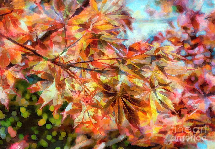 Autumn colour #1 Digital Art by Fran Woods
