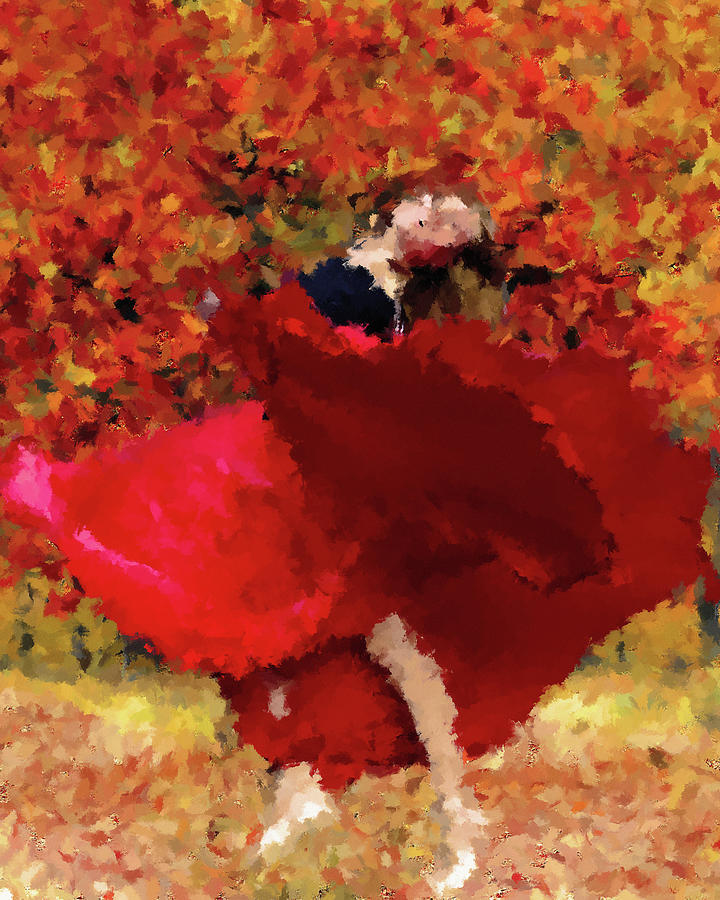 Autumn Dance Painting by Alex Mir