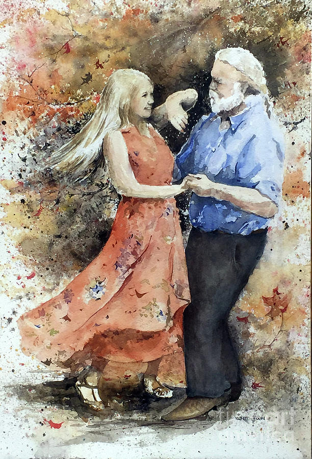 Autumn Dance Painting by Monte Toon