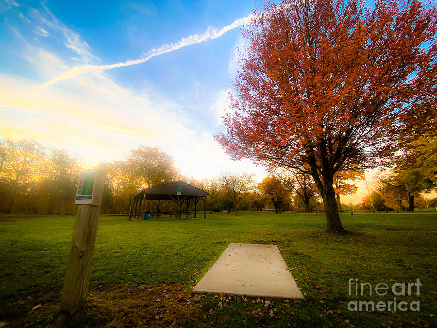 Autumn Disc Golf Photograph by Michael Krek