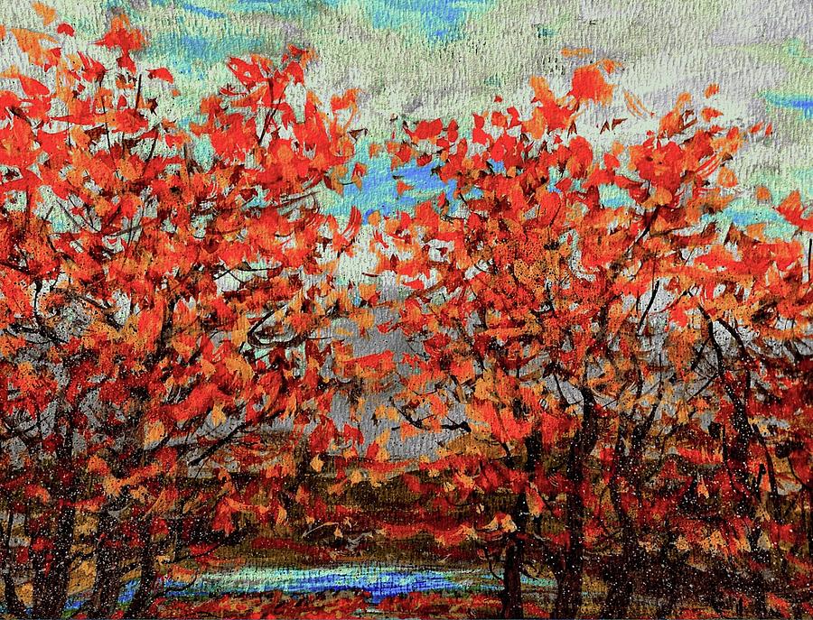 Nature Painting - Autumn Dreams by Natalie Holland