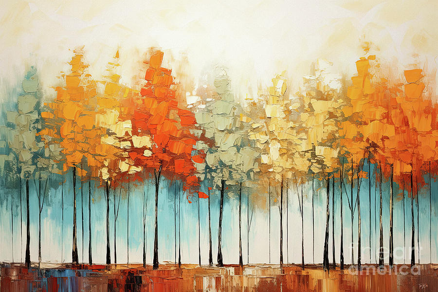 Autumn Ecstacy Painting by Tina LeCour