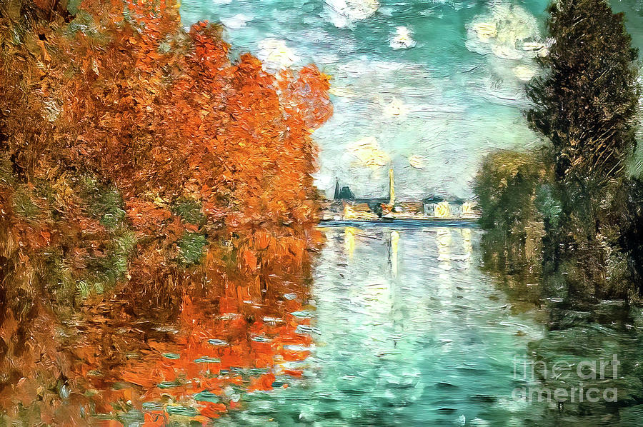 Autumn Effect at Argenteuil by Claude Monet 1873 Painting by Claude Monet