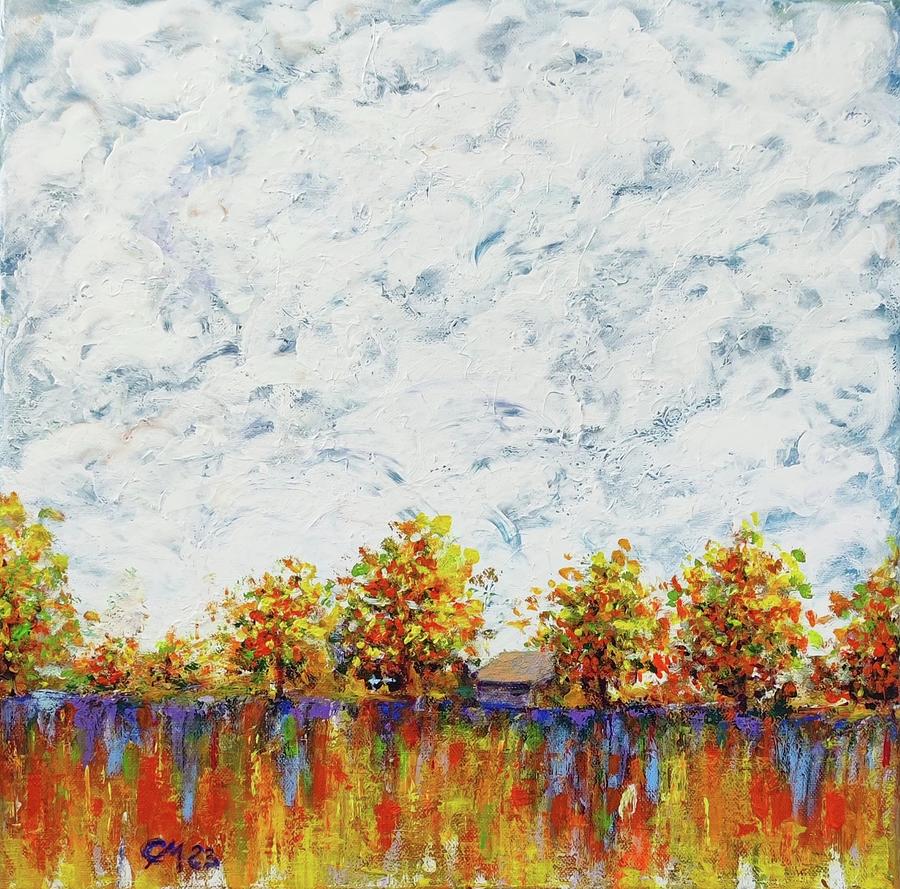 Autumn emotion Painting by Cristina Marin - Fine Art America