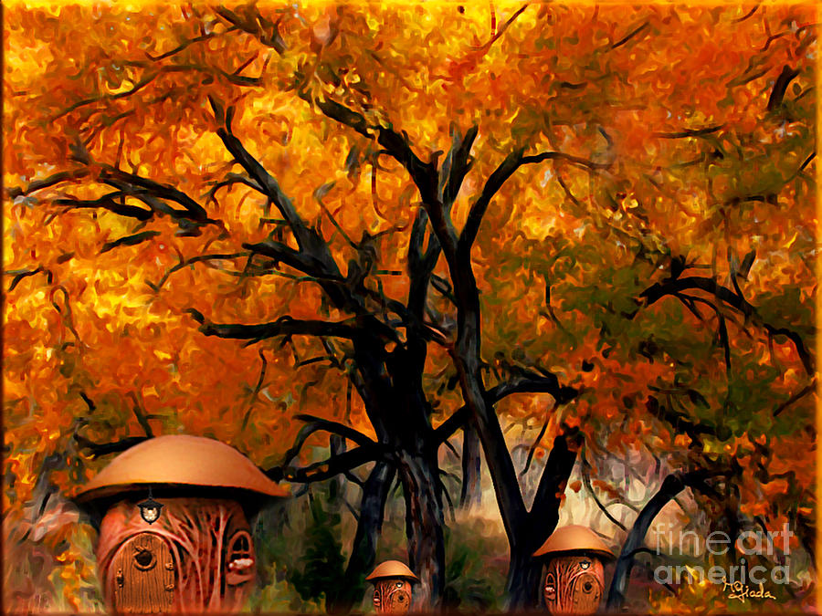Autumn Fairies Resort Digital Art by Giada Rossi