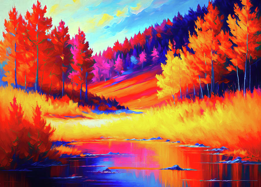Autumn Fantasy Digital Art by Pamela Cooper