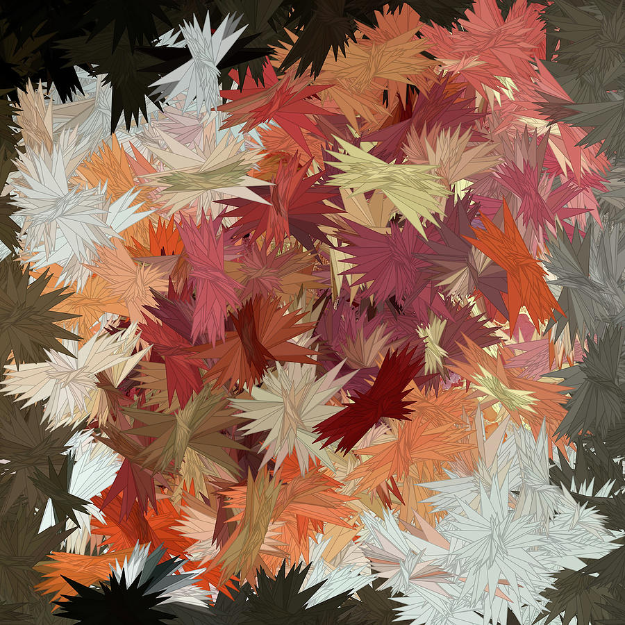 Autumn Feathers Mixed Media by Judy Huck