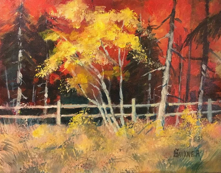 Autumn Flame Painting by Robert Sankner