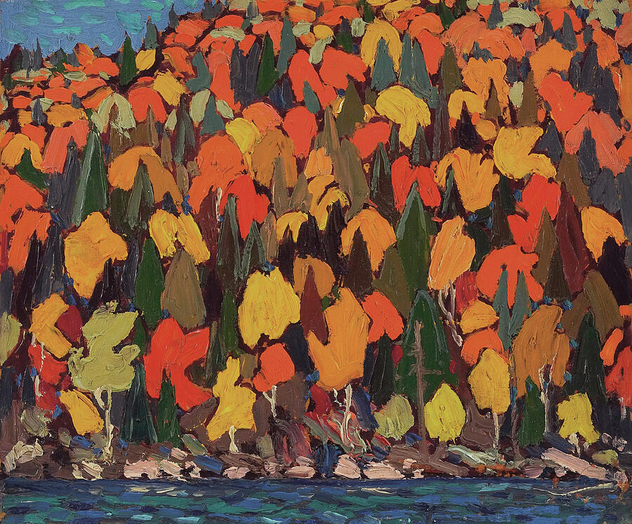 Autumn Foliage, from 1915 Painting by Tom Thomson