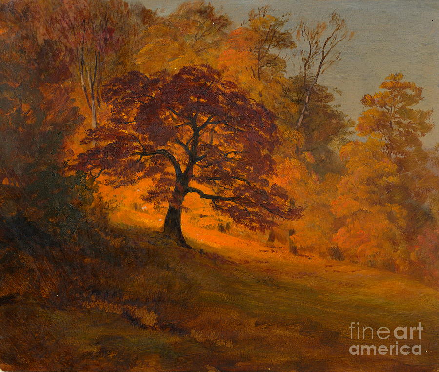 Autumn Foliage Painting by Frederic Edwin Church