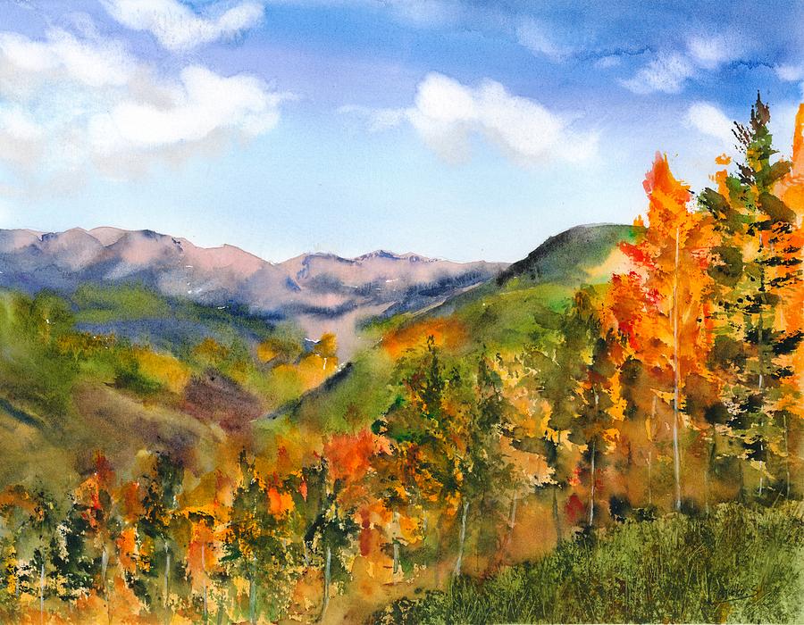 Autumn Foliage Season Painting by Hiroko Stumpf