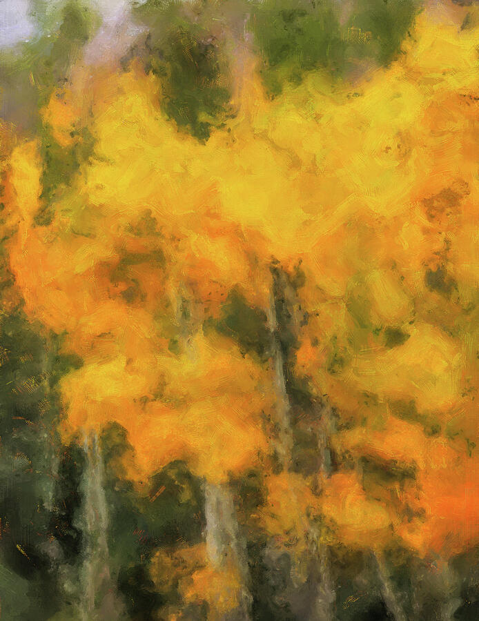 Autumn Forest Impressionistic Painting Painting by Dan Sproul Autumn Forest Impressionistic Painting Painting by Dan Sproul
