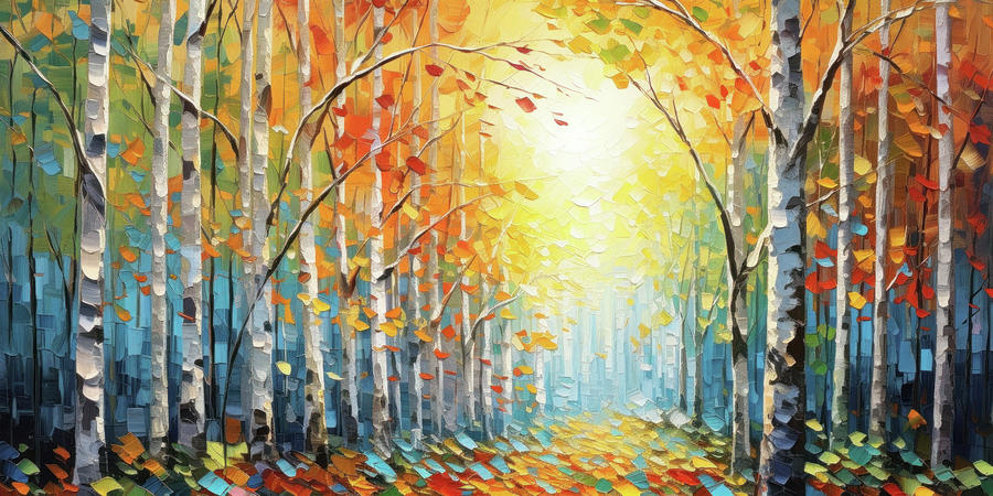 Autumn Forest Digital Art by Imagine ART