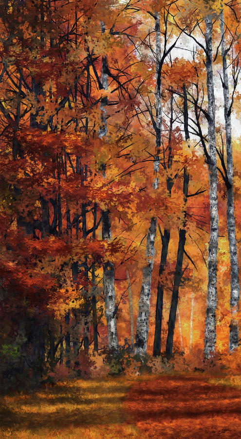 Tree Digital Art - Autumn Glory I by Dale Jackson