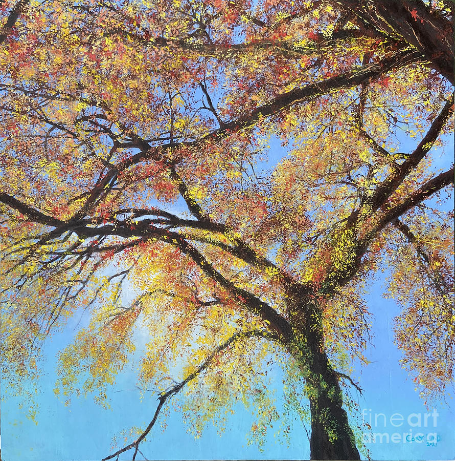 Autumn Gold Painting by Cory Lind