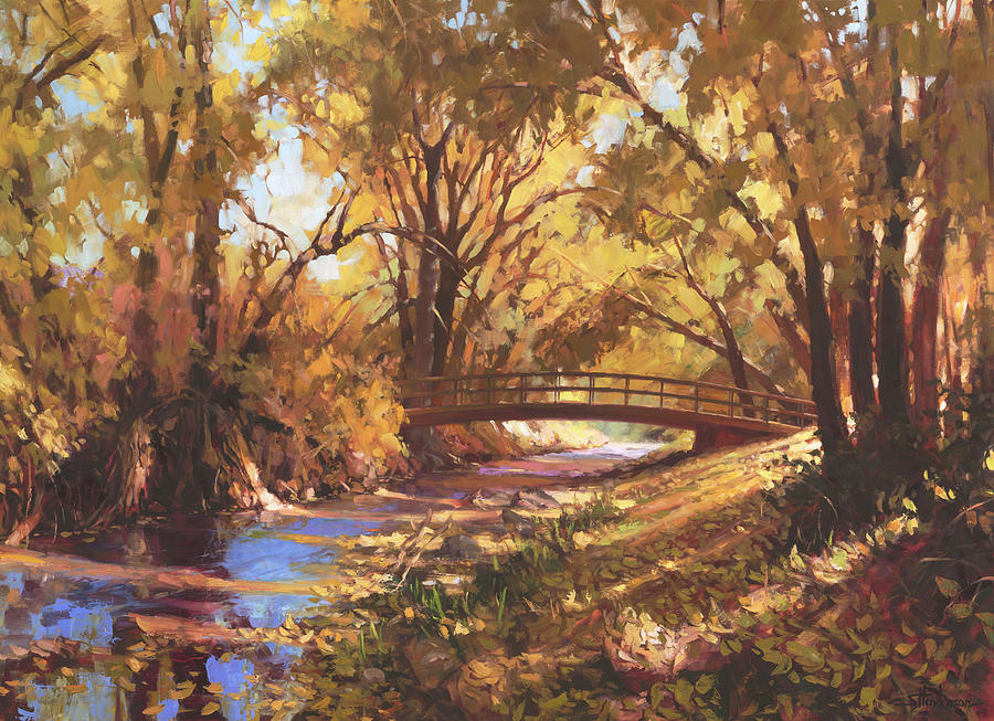 Autumn Gold Painting by Steve Henderson