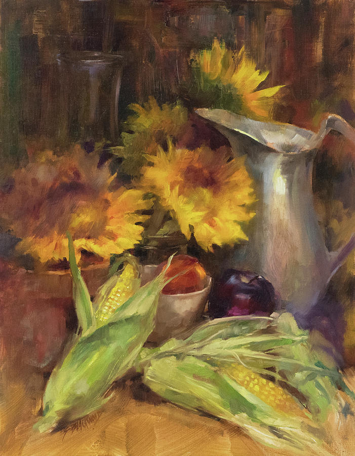 Autumn Harvest Painting by Susan Blackwood