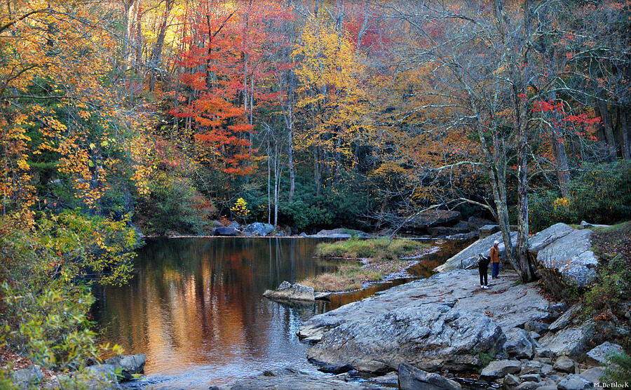 Autumn Hike at Glade Creek West Virginia Photograph by Marilyn DeBlock