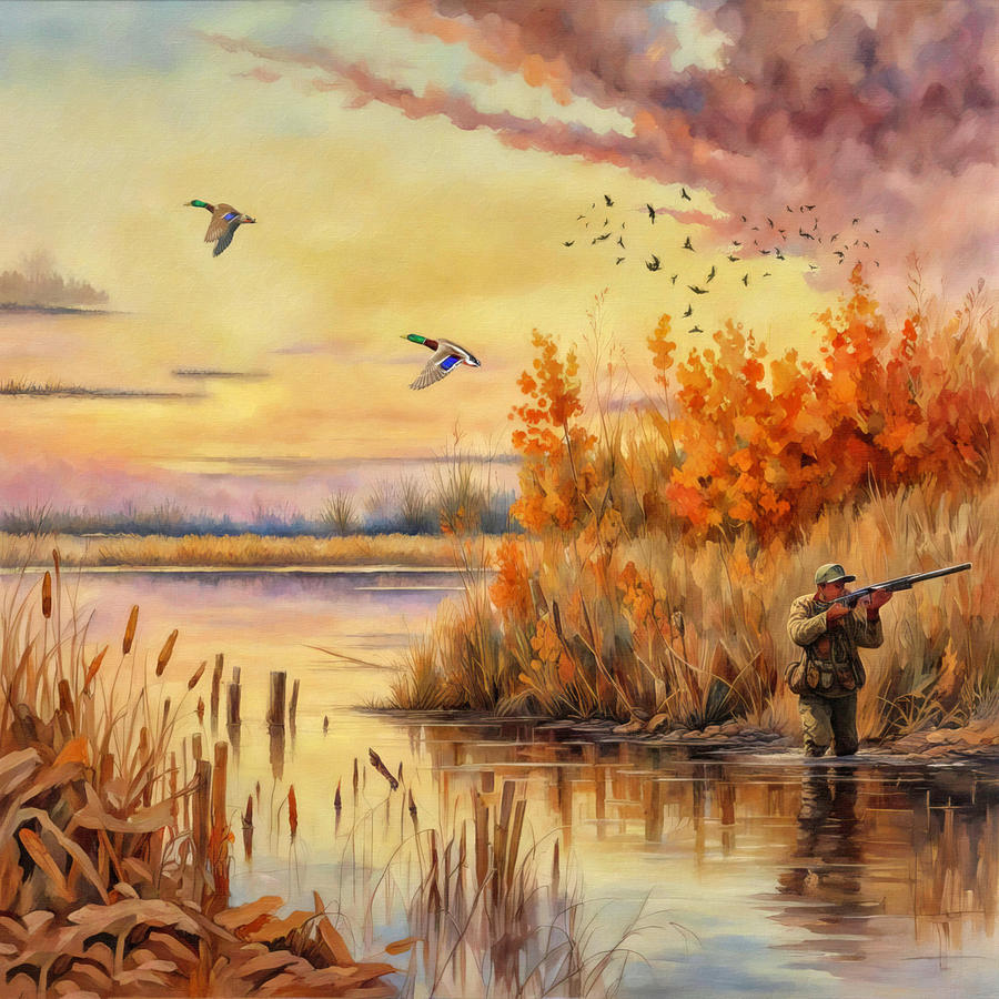 Autumn Hunting Digital Art by Donna Kennedy