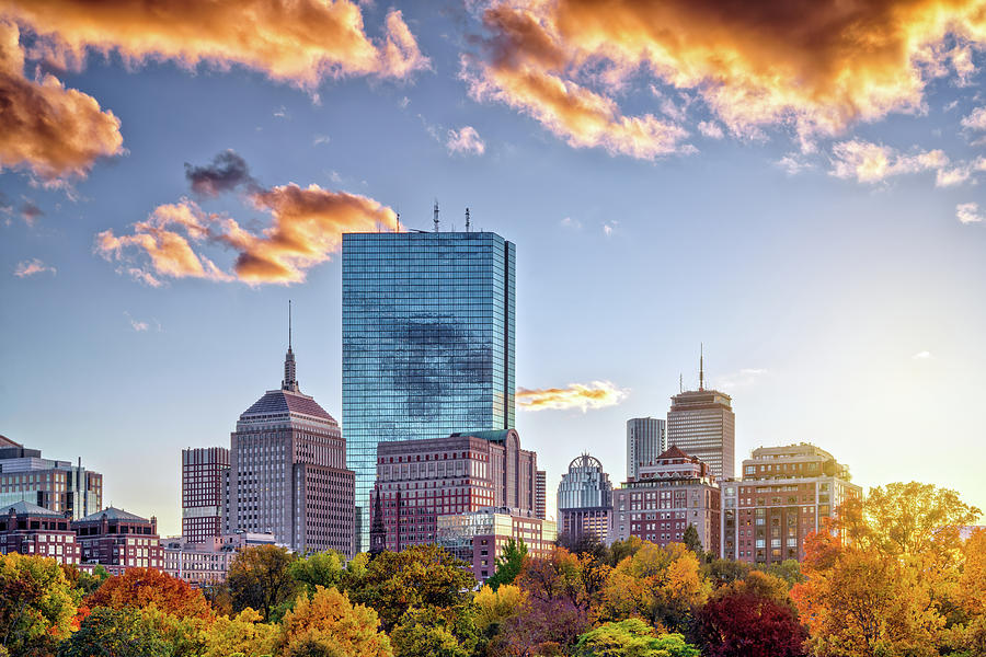 Boston Photograph - Autumn in Boston by Rick Berk