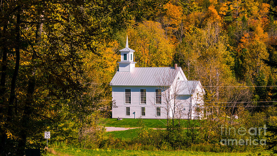 Autumn in Calais Vermont Photograph by New England Photography