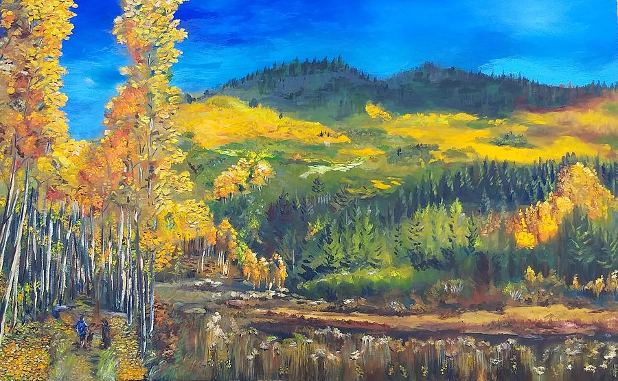 Autumn in Colorado SOLD Painting by Geeta Yerra