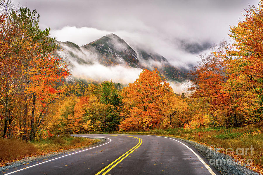 Autumn in Franconia Notch Photograph by Benjamin Williamson