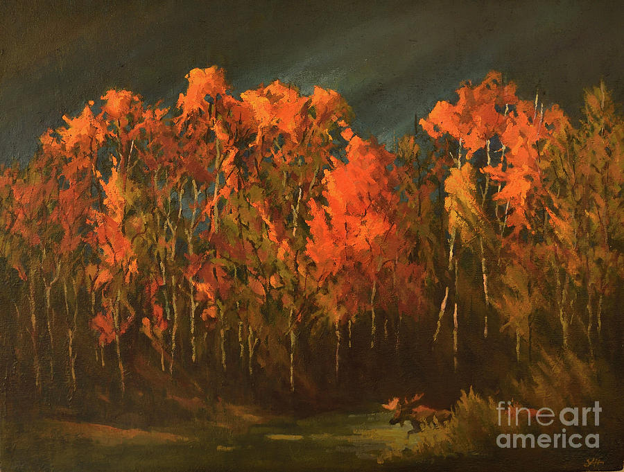 Autumn In Grand Teton Painting