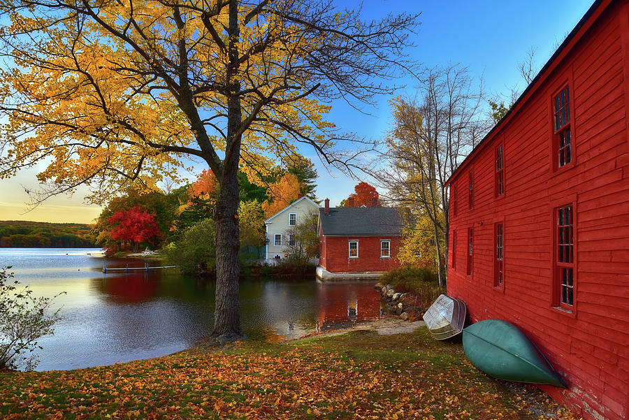 Autumn in Harrisville, NH Photograph by Joann Vitali