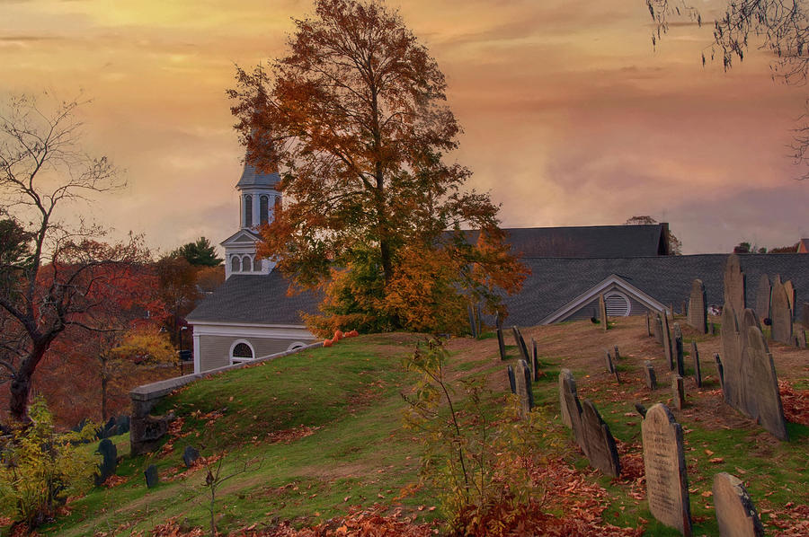 Autumn in Historic Concord, Ma. Photograph by Joann Vitali