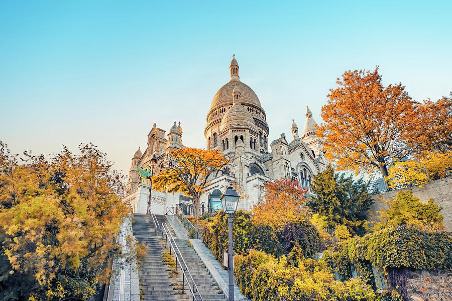 Architecture Photograph - Autumn In Montmartre by Manjik Pictures