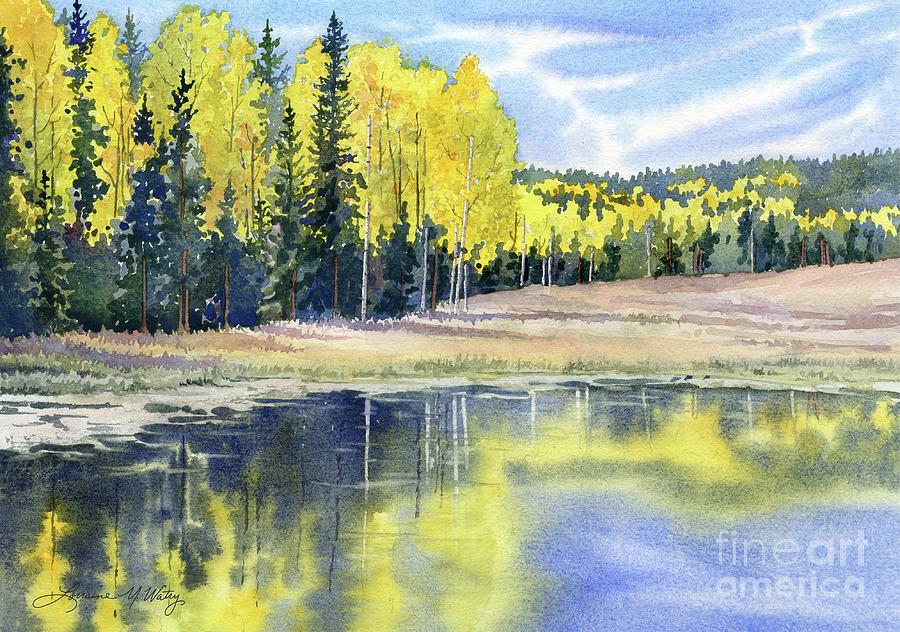 Fall Painting - Autumn In Mueller State Park by Lorraine Watry