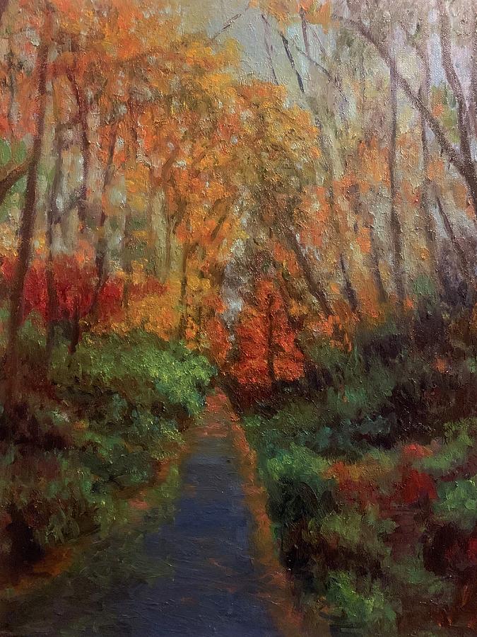 Autumn in NY Painting by Beth Riso