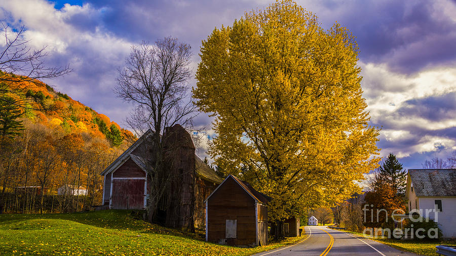 Autumn in Pomfret Vermont Photograph by Scenic Vermont Photography