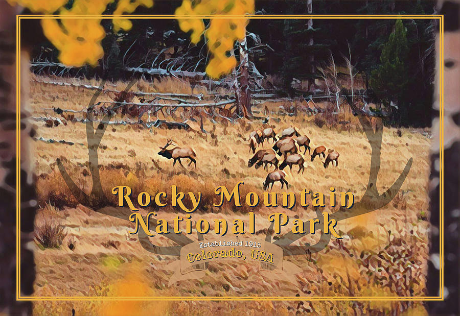 Autumn in Rocky Mountain National Park Poster Photograph by Christopher Thomas