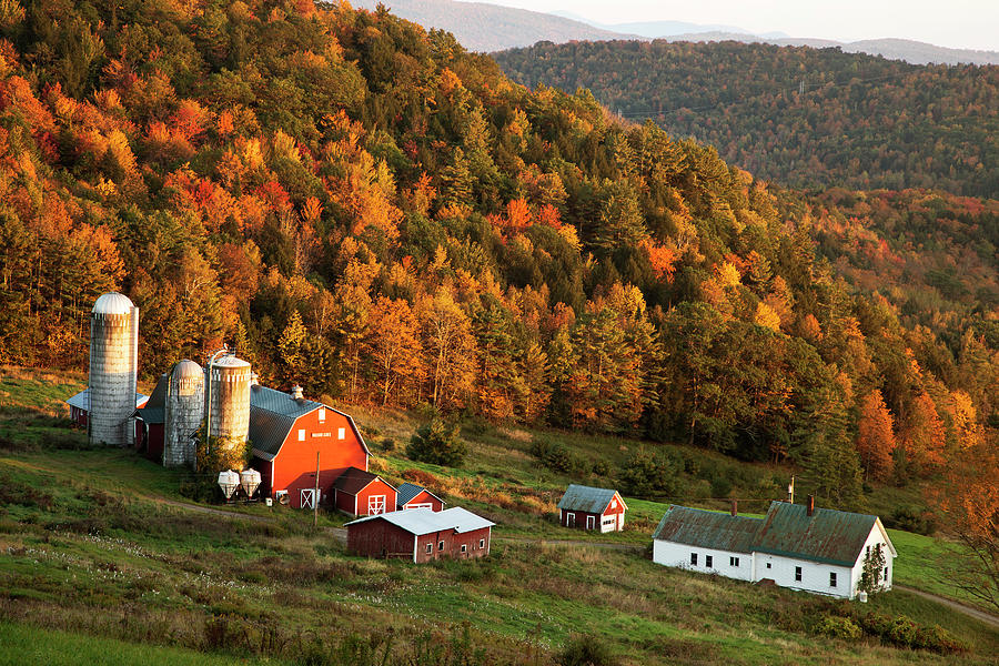Autumn in Rural Vermont Photograph by Andrew Soundarajan