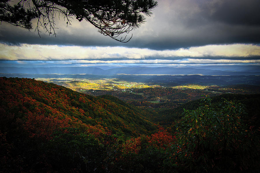 Autumn in the Blue Ridge Mountains Photograph by Deb Beausoleil