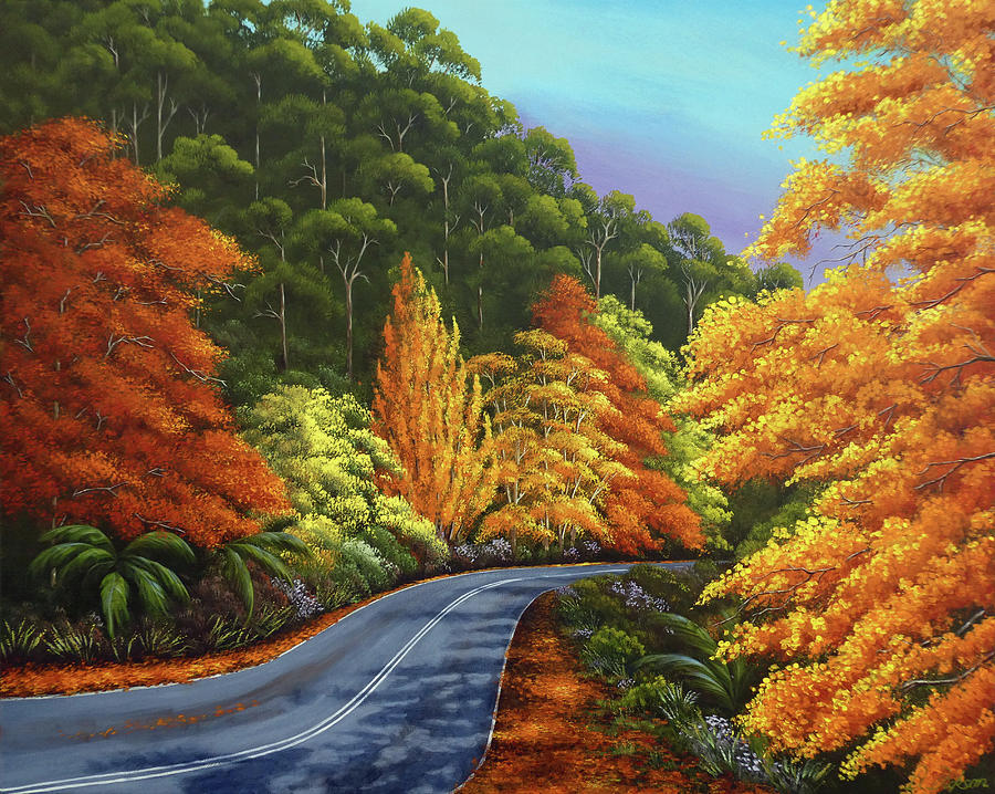 Autumn In The Dandenongs Painting