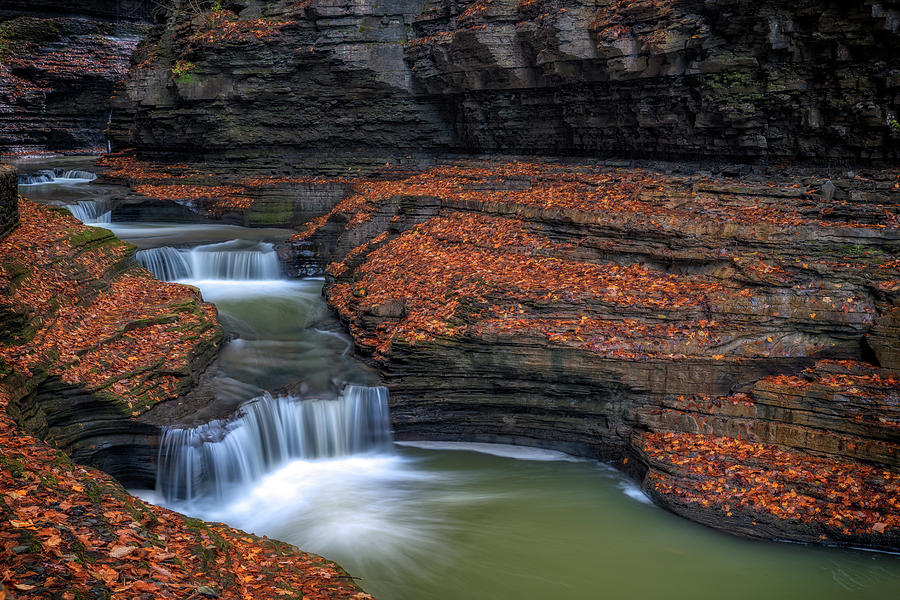 Fall Photograph - Autumn in the Glen of Pools by Rick Berk
