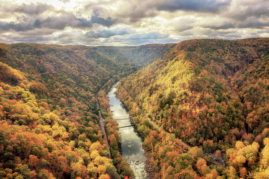 Autumn in the New River Gorge Photograph by Susan Rissi Tregoning