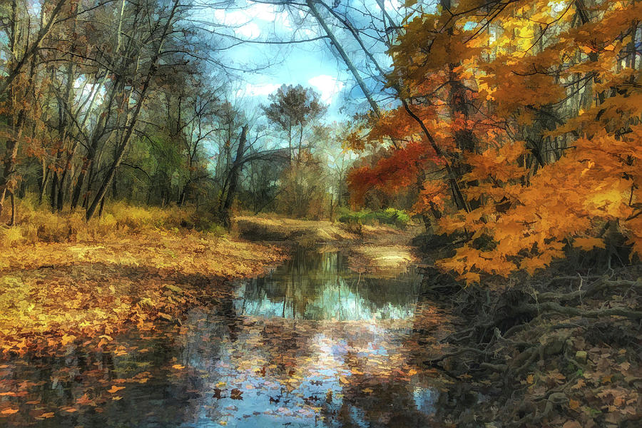 Autumn in the Ozarks Photograph by Linda Shannon Morgan