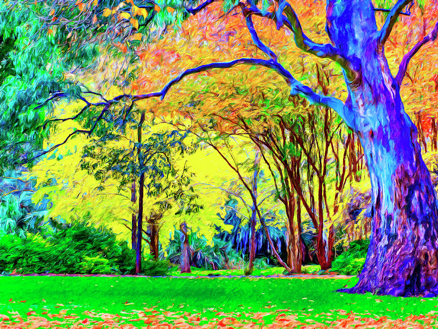 Autumn in the Park Painting by Dominic Piperata