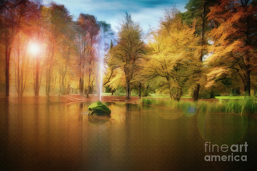 Autumn In The Park Digital Art by Edmund Nagele FRPS
