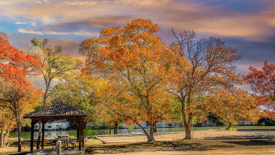 Autumn in the Park Photograph by G Lamar Yancy
