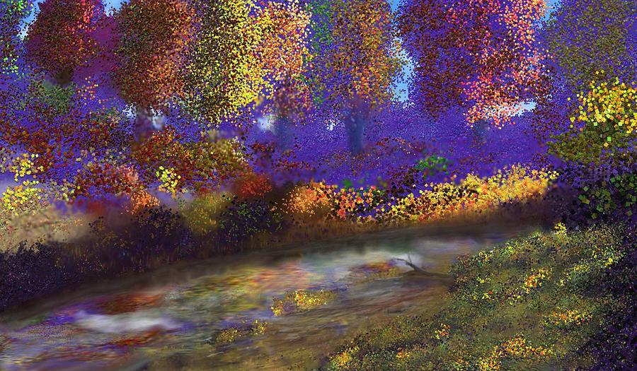 Autumn In The Park Digital Art by Robert Rearick