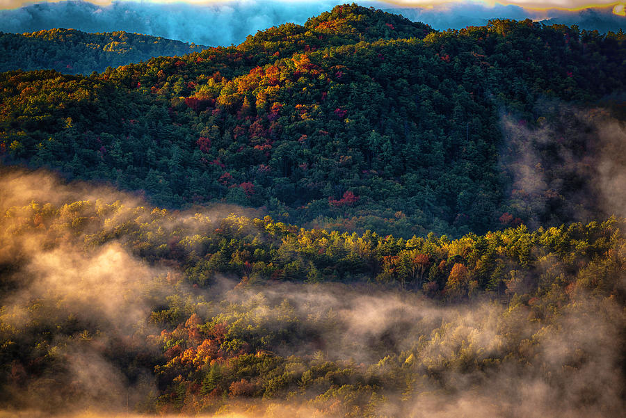 Autumn in the Smokies Photograph by Norman Reid