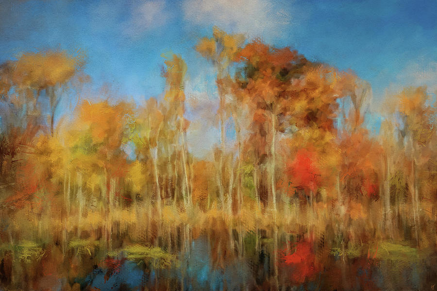Autumn In The Swamp Painting by Jai Johnson