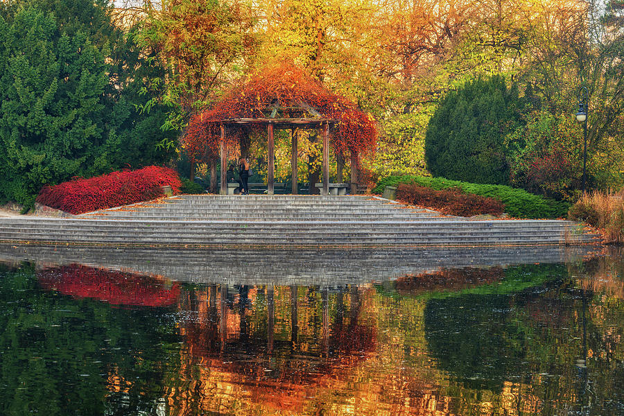 Autumn In Ujazdowski Park In Warsaw Photograph by Artur Bogacki